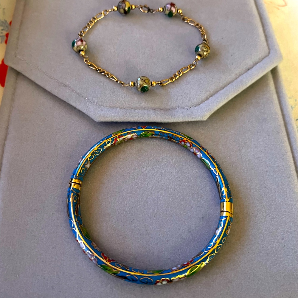 Vintage Cloisonné Bracelet Bundle
